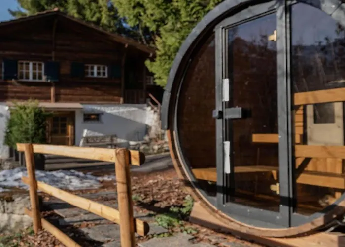 With Fireplace And Sauna Meiringen