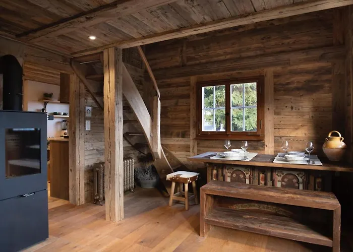 With Fireplace And Sauna Chalet Meiringen